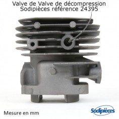 Cylindre-piston-tronconneuse-Husqvarna-362-365-371-372-O-48-mm-26412 2