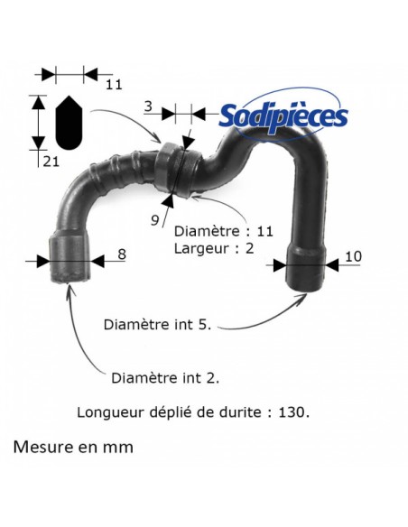 Durite-essence-pour-Stihl-017-018-MS170-MS180-1130-358-7700-23018