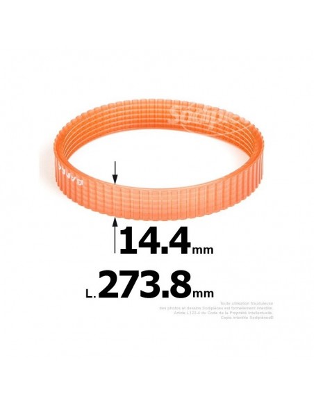 Courroie pour électro portatif 273,8x14,4