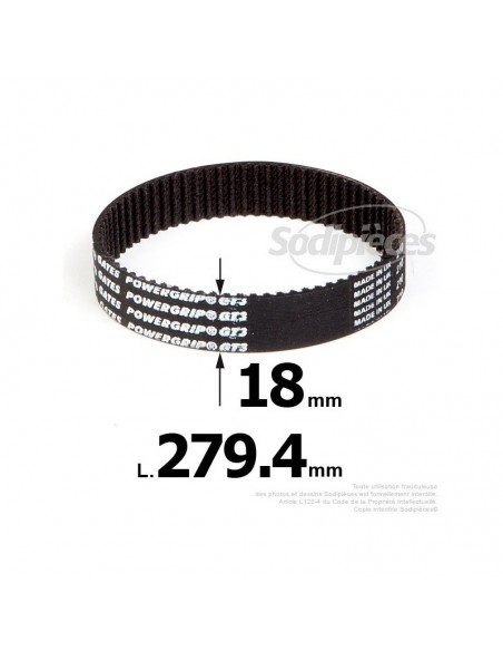 Courroie pour électro portatif 279,4x18