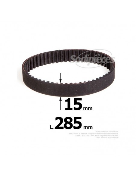 Courroie pour électro portatif 285x15