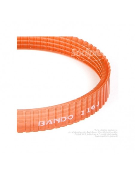 Courroie pour électro portatif 293,5x12