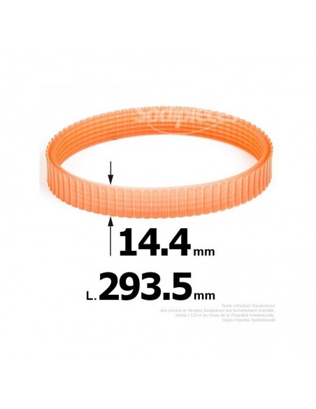 Courroie pour électro portatif 293,5x14,4