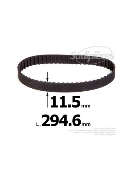 Courroie pour électro portatif 294,6x11,5