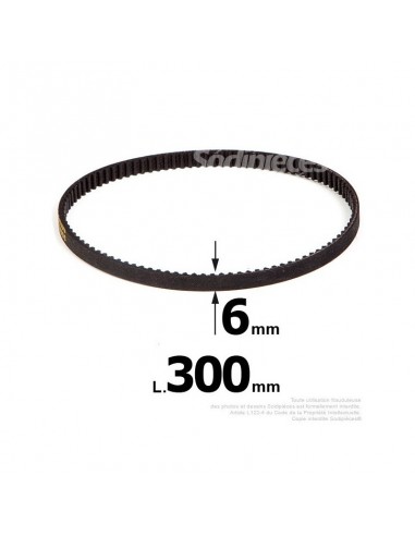 Courroie pour électro portatif 300x6