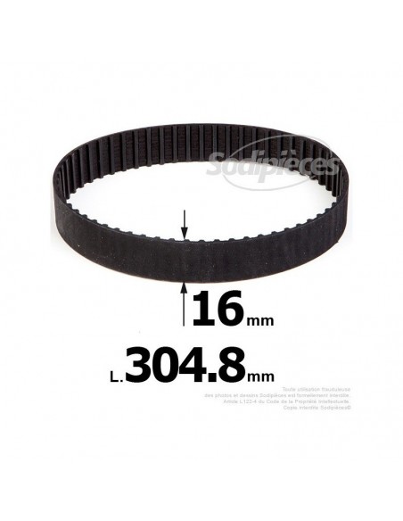 Courroie pour électro portatif 304,8x16