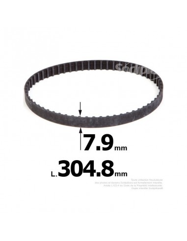 Courroie pour électro portatif 304,8x7,9