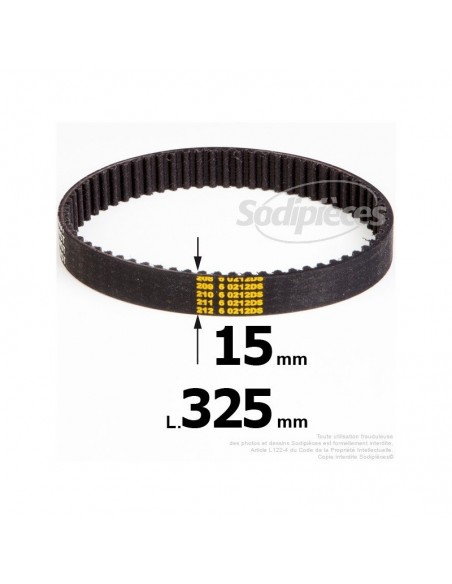 Courroie pour électro portatif 325x15