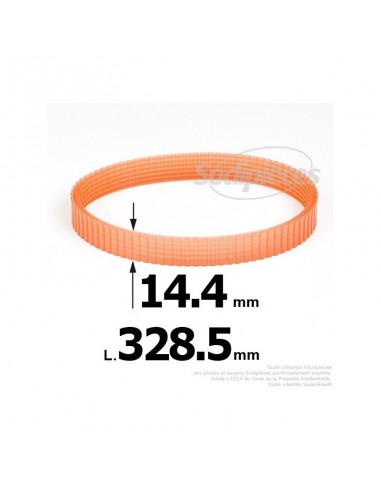 Courroie pour électro portatif 328,5x14,4