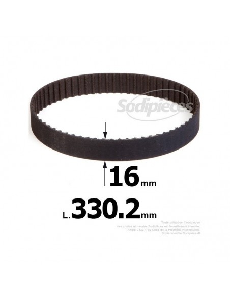 Courroie pour électro portatif 330,20x16