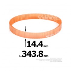 Courroie pour électro portatif 343,8x14,4