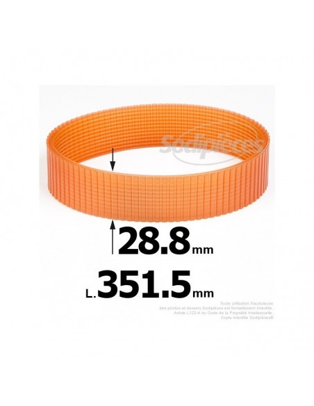Courroie pour électro portatif 351,5x28,8