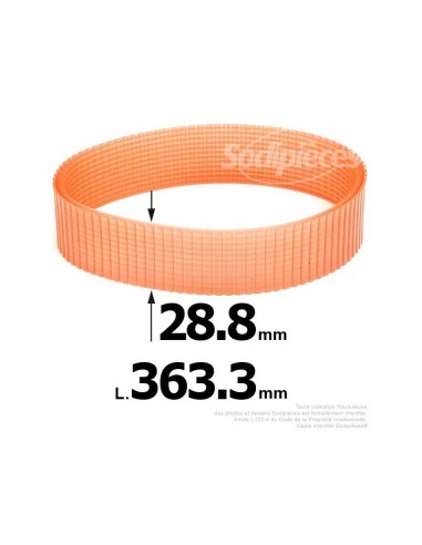Courroie pour électro portatif 363,3x28,8