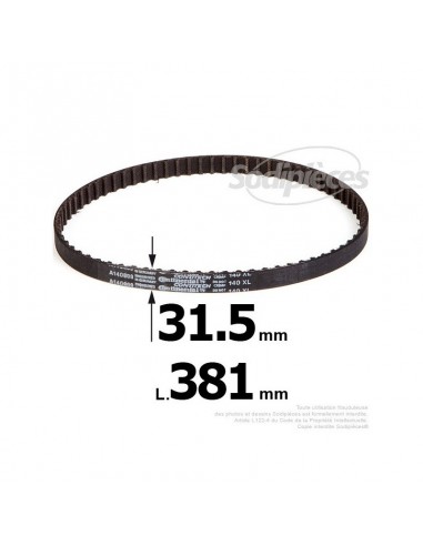 Courroie pour électro portatif 381x31,5