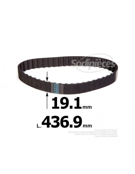 Courroie pour électro portatif 436,9x19,1