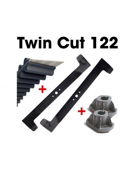 Kit Castel Garden! TC 122. Lames+courroie+supports