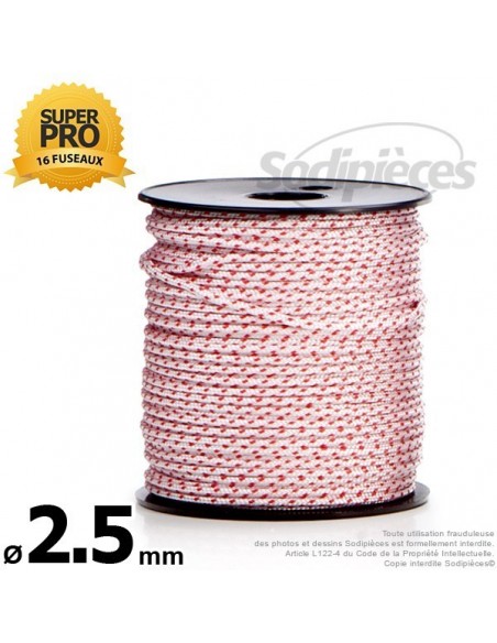 Corde de lanceur Ø 2,5 mm x 100 m