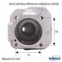 Cylindre-piston-tronconneuse-Husqvarna-181281288-O-54-mm-71002 2