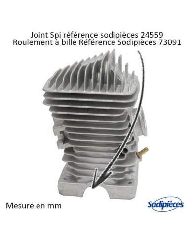 Cylindre-piston-tronconneuse-Stihl-025MS250-O-425-mm-71056
