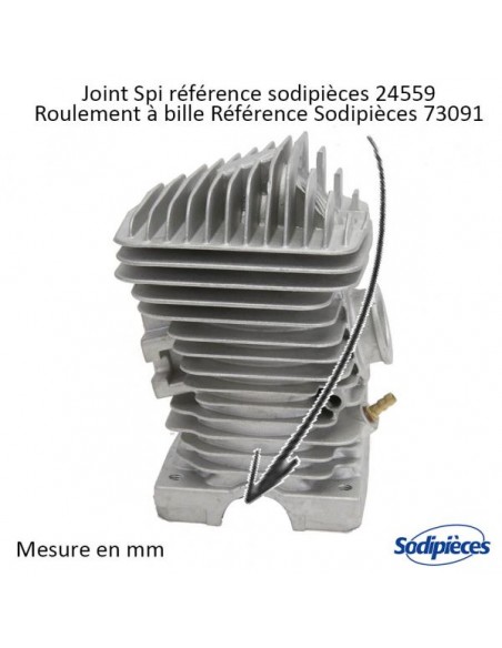 Cylindre-piston-tronconneuse-Stihl-025MS250-O-425-mm-71056