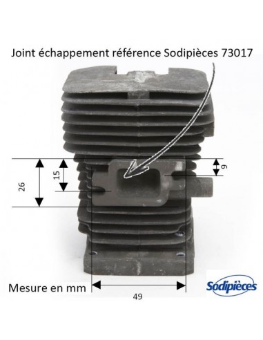 Cylindre-piston-tronconneuse-Stihl-017MS170-O-37-mm-71055