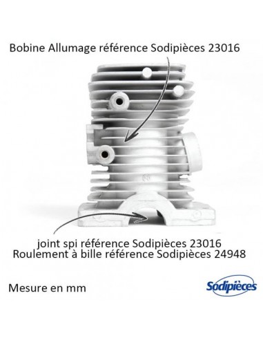 Cylindre-piston-tronconneuse-Stihl-018MS180-O-38-mm-71054