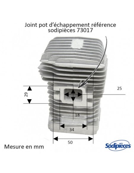 Cylindre-piston-tronconneuse-Stihl-021MS210023MS230-O-40-mm-71060