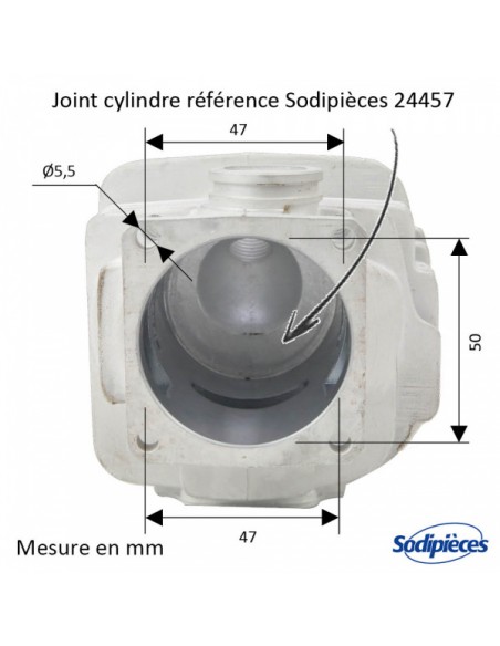 Cylindre-piston-tronconneuse-Stihl-038-MS380-O-52mm-71033