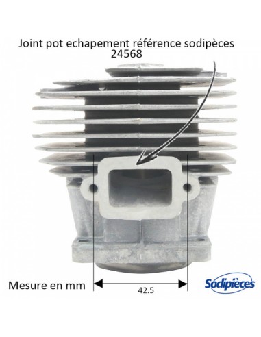 Cylindre-piston-tronconneuse-Stihl-038-MS380-O-52mm-71033