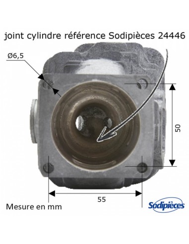 Cylindre-piston-tronconneuse-Stihl-046-MS460-O-52mm-71030