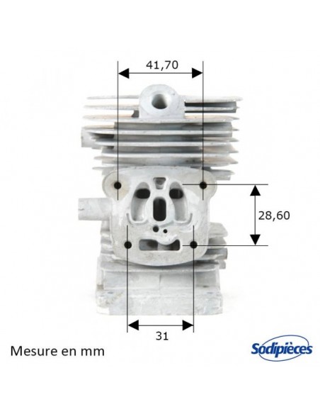 Cylindre-piston-tronconneuse-Stihl-MS170-2-MIX-O-37-mm-71085