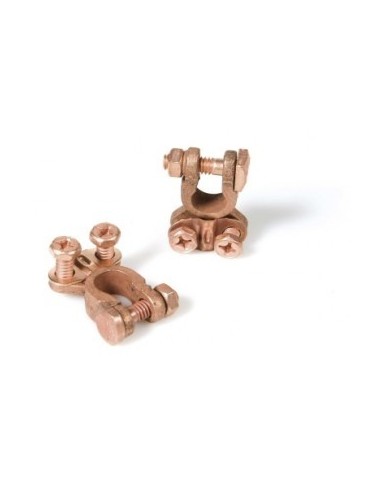 Jeu de deux cosses pour bornes de batterie Ø 18 mm