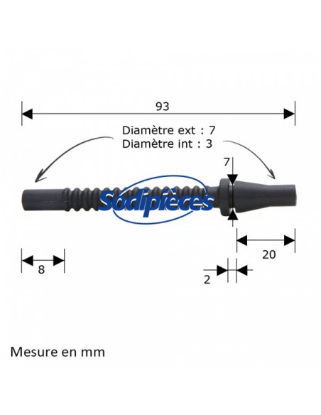 Durite-de-depression-pour-Stihl-028-029-039-042-048-044-045-046-064-0661115-141-8600-73007