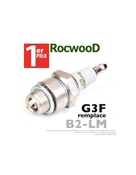Bougie type B2LM. 1er Prix Rocwood. G3F