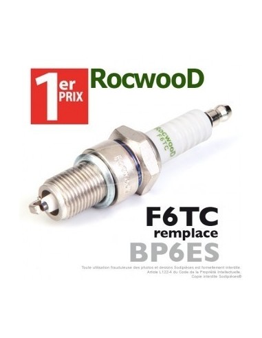 Bougie type BP6ES. 1er Prix Rocwood. F6TC