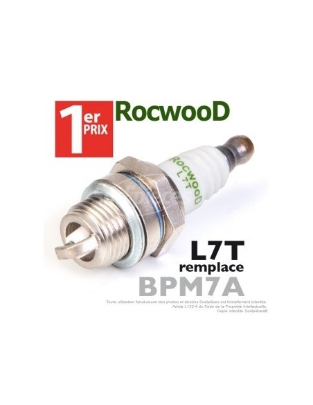 Bougie type BPM7A. 1er Prix Rocwood. L7T