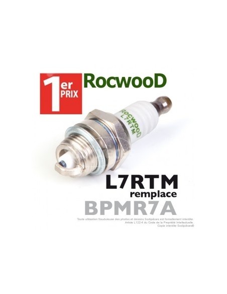 Bougie type BPMR7A. 1er Prix Rocwood. L7RTM