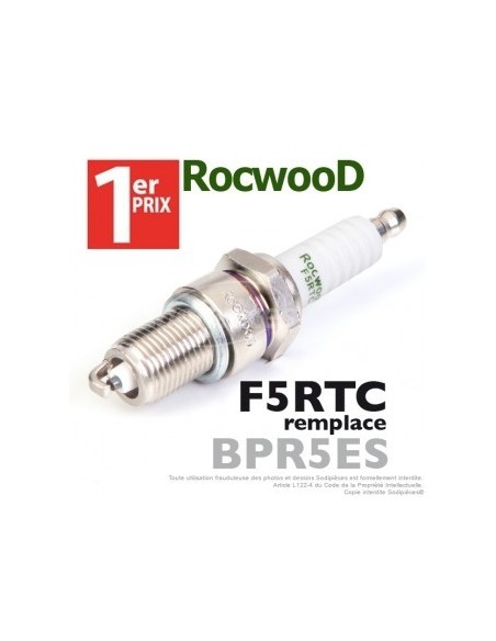 Bougie type BPR5ES. 1er Prix Rocwood. F5RTC