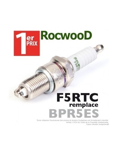 Bougie type BPR5ES. 1er Prix Rocwood. F5RTC