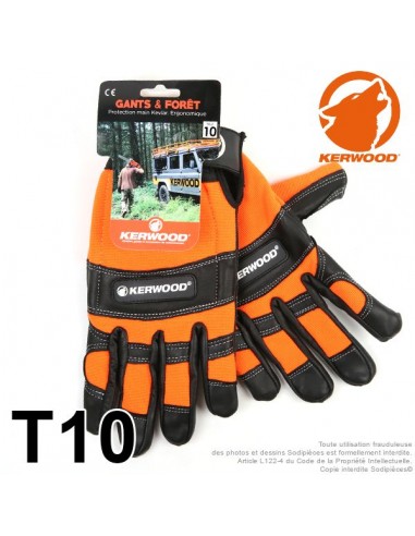 Gants-forestier-Kerwood-noir-Protection-main-gauche-taille-L-10-Class-1-26832