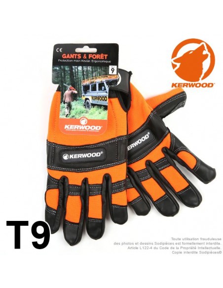 Gants-forestier-Kerwood-noir-Protection-main-gauche-taille-M-9-Class-1-26831