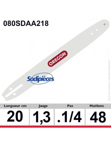 Guide-080SDAA218-Oregon-Single-Rivet-20-cm-80700