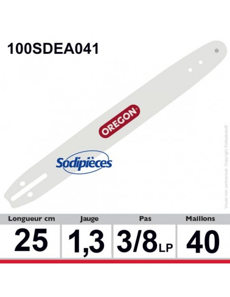 Guide-100SDEA041-Oregon-Single-Rivet-25-cm-80702