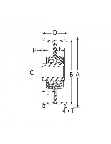 Poulie-a-gorge-plate-O-102-mm-O-rebord-120-mm-28013