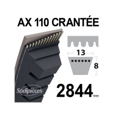 Courroie-tondeuse-AX110-Trapezoidale-crantee-13-mm-x-2844-mm-25435