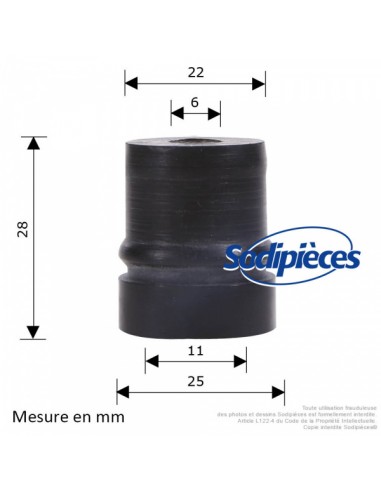 Silent-bloc-pour-Stihl-046-MS460-036-MS360-1122-790-9905-73081