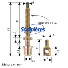 Vis-tension-chaine-pour-tronconneuse-Stihl-0000-951-29-11-1106-664-1501-73646 2