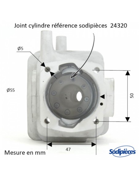 Cylindre-piston-decoupeuse-HusqvarnaPartner-K650-O-50-mm-71046