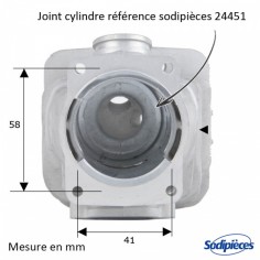 Cylindre-piston-tronconneuse-Stihl-MS361MS341-O-47mm-71038 2