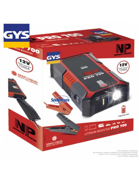 Booster-lithium-12V-600A-Nomad-Power-Pro-700-GYS-50145